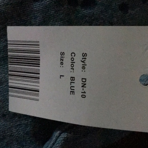 New Reasons Brand Paint Splatter Denim Jacket.Unisex Size Large and Medium - Picture 5 of 10